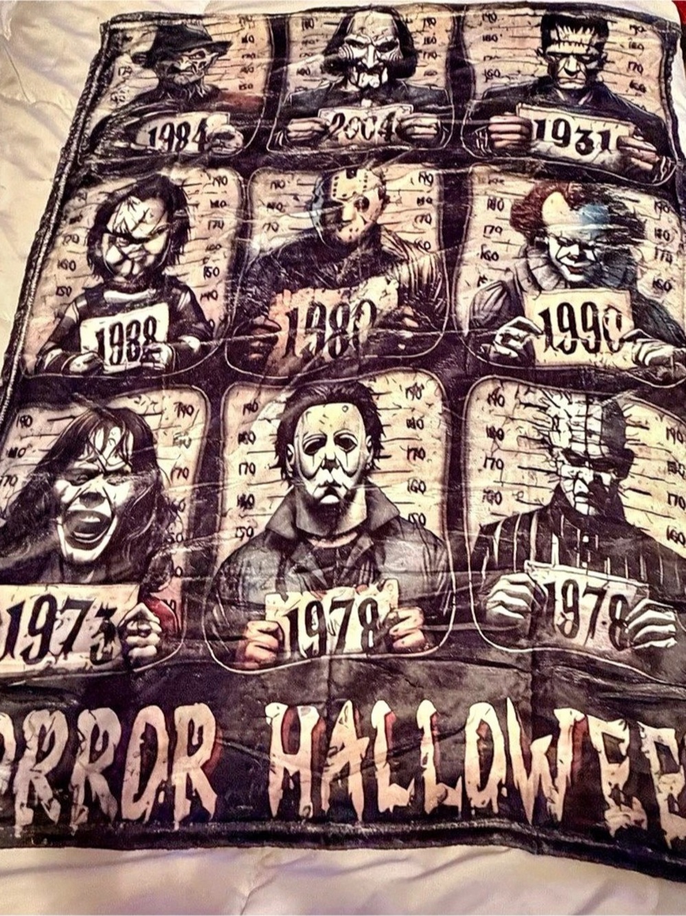 New Halloween Horror Classics Decorative Throw Blanket 30 x 402222